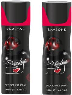 RAMSONS Sexy Deodorant Spray - For Men & Women (200 ml) PACK oF 2 Deodorant Spray  -  For Men & Women