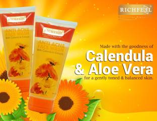 Richfeel Anti Acne Calendula Extracts Face Wash Reviews Latest Review Of Richfeel Anti Acne Calendula Extracts Face Wash Price In India Flipkart Com Building on breakthroughs in the field of organic, bio active extracts in premier labs. flipkart