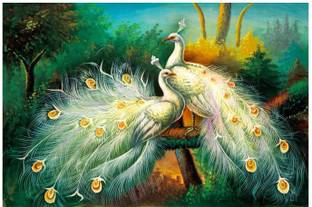 Elegance Elegance Vastu Beautiful Peacock Wall Frame Digital