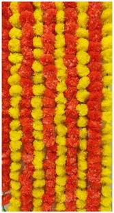 Dilse Marigold Garland Artificial Flowers Fake Flower Decoration