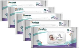 HIMALAYA Gente Baby Wipes ( 5 Pc x 72 S )