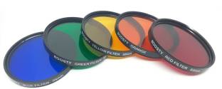 BOOSTY 55 mm Color Filter Lens Accessory Kit Blue Yellow Orange Red Green Color Effect Filter