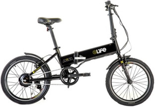 elife explorer electric folding bike