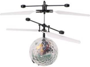 Flying Ball Infrared Induction Crystal Flashing LED Light Toys USB Rechargeable 