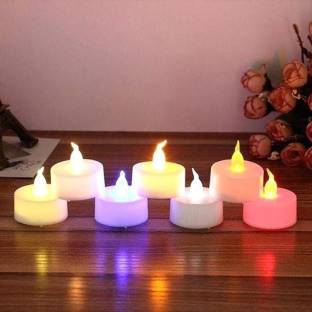 Vbhretail new 12P LED Tea(e) Lights Candles – 7 Color Changing Candle