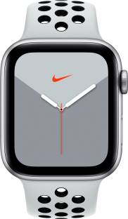 Currently unavailable Add to Compare APPLE Watch Nike Series 5 GPS 4.97 Ratings & 3 Reviews OLED Always-on Retina Display with Force Touch Swimproof (5ATM) | Multiple Workout Tracker with Smart Coaching Fall Detection, Digital Crown with Haptic Feedback, Music Control | GPS, GLONASS, Galileo and QZSS Support Electrical and Optical Heart Rate Sensors, Barometric Altimeter, Accelerometer, Gyroscope, Ambient Light Sensor With Call Function Touchscreen Fitness & Outdoor Battery Runtime: Upto 18 hrs 1 Year Manufacturer Warranty ₹43,900 Free delivery Bank Offer