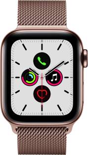 Coming Soon Add to Compare APPLE Watch Series 5 GPS + Cellular MWX72HN/A 40 mm Gold Stainless Steel Case with Gold Milanese Loop 3.48 Ratings & 3 Reviews OLED Always-on Retina Display with Force Touch Swimproof (5ATM) | Multiple Workout Tracker with Smart Coaching Fall Detection, Digital Crown with Haptic Feedback, Music Control | GPS, GLONASS, Galileo and QZSS Support Electrical and Optical Heart Rate Sensors, Barometric Altimeter, Accelerometer, Gyroscope, Ambient Light Sensor With Call Function Touchscreen Fitness & Outdoor Battery Runtime: Upto 18 hrs 1 Year Manufacturer Warranty ₹49,900 ₹69,900 28% off