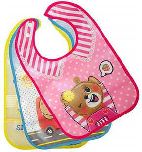 plastic baby bibs with pocket
