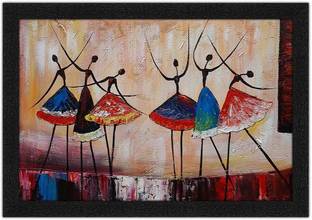 Art Amori Dancing Doll Modern Painting With Synthetic Frame