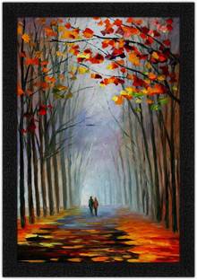 Art Amori Rainy Weather Autuman Season Landscape Painting