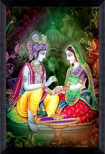Catalogwala Cw Radha Krishna Decorative Wall Art Frame Painting Digital Reprint 12 Inch X 24 Inch Painting Price In India Buy Catalogwala Cw Radha Krishna Decorative Wall Art Frame Painting Digital