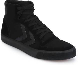 HUMMEL STADIL RMX HIGH BLACK For Men Buy HUMMEL STADIL RMX HIGH BLACK Sneakers For Men Online at Best Price - Shop Online for Footwears in India | Flipkart.com