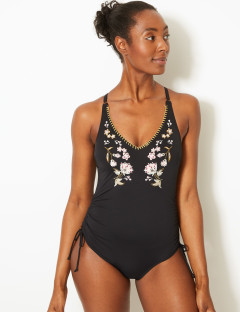 Marks and spencer black swimsuit clearance