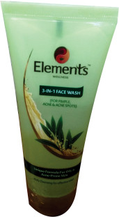 elements face wash for pimples