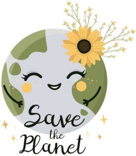 beautiful earth sticker poster|save environment Paper Print - Quotes &  Motivation posters in India - Buy art, film, design, movie, music, nature  and educational paintings/wallpapers at 