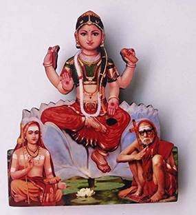 Vils Sri Kanchi Kamakshi Adhi Sankarar Maha Periyava Wooden Divine