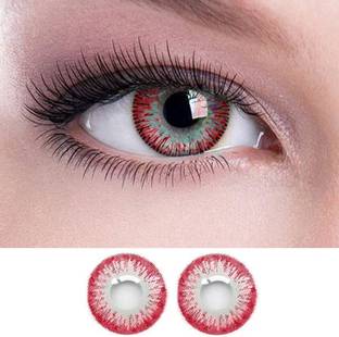 Luckshine Eye Contact Lens 1 Pair Red Eye Monthly Price In India Buy Luckshine Eye Contact Lens 1 Pair Red Eye Monthly Online At Flipkart Com