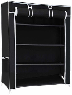 black shoe stand
