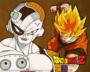 goku and freiza sticker poster|dragon ball z poster|anime poster|size:12x18  inch|multicolor Paper Print - Animation & Cartoons posters in India - Buy  art, film, design, movie, music, nature and educational  paintings/wallpapers at 