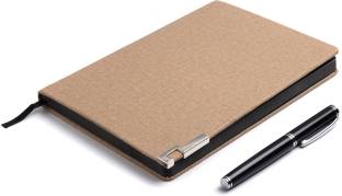PAPERLLA TAN BROWN NOTEBOOK DIARY - Executive A5 Multipurpose Faux Leather  Planner, Office Notepad, Personal diary for girls and boys with Pen. A5  Gift Set Ruled 180 Pages Price in India -