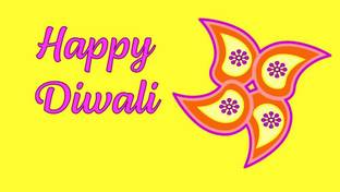 Kd Yellow Pink Happy Diwali M Sticker Poster Diwali Paper Print Religious Posters In India Buy Art Film Design Movie Music Nature And Educational Paintings Wallpapers At Flipkart Com