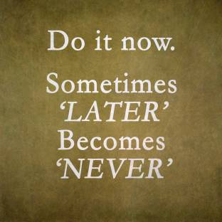 do it now |Motivational Poster|Inspirational Poster|Gym poster Paper ...