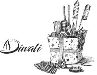 A Diwali Crackers Sticker Poster Diwali Poster Festival Poster Paper Print Religious Posters In India Buy Art Film Design Movie Music Nature And Educational Paintings Wallpapers At Flipkart Com