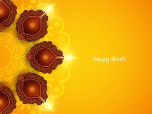 Kd Yellow Background Happy Diwali Sticker Poster Paper Print Religious Posters In India Buy Art Film Design Movie Music Nature And Educational Paintings Wallpapers At Flipkart Com
