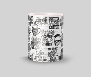ECFAK Coffee:Doodle E0014 Ceramic Coffee Mug