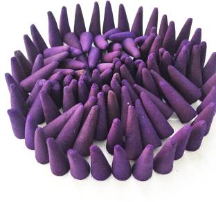JSR CART Lavender Dhoop Cones (Pack Of 65 Cones) Lavender