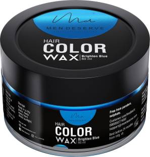 Men Deserve Hair Styling Color Wax Strong Hold Volume Highlights Parties  Special Occasions 60 Ml Brighten Blue Reviews: Latest Review of Men Deserve Hair  Styling Color Wax Strong Hold Volume Highlights Parties