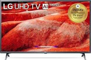 Add to Compare LG 108 cm (43 inch) Ultra HD (4K) LED Smart WebOS TV 4.5327 Ratings & 52 Reviews Operating System: WebOS Ultra HD (4K) 3840 x 2160 Pixels 1 Year LG India Comprehensive Warranty and additional 1 year Warranty is applicable on Panel/Module from the date of purchase. ₹47,834 ₹58,990 18% off Free delivery Only 1 left Bank Offer