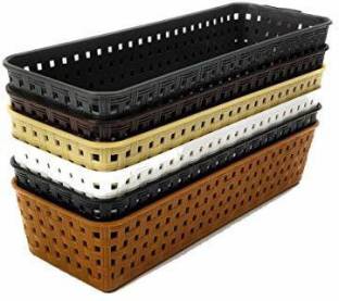 CSM Sleek Baskets For Cosmetics, Stationery, Medicines or Cutlery. Storage Basket