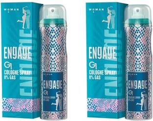 Engage G1 Cologne Spray For Women, 135ml (Pack of 2) Perfume Body Spray  -  For Women
