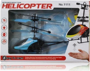 hand induction control flying helicopter