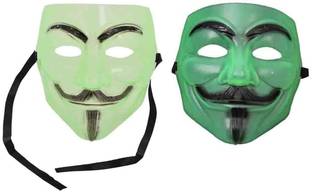 Vk Mart Combo Of V For Vendetta Comic Mask For Party Party Mask
