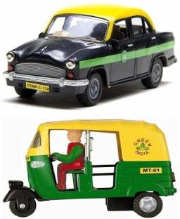 affordy collection Arroedy-Collection-Centy Combo Of Auto & Ambassador Taxi - Pull Back Action, Color May Vary Rs.399