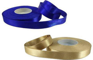 Utkarsh Combo Of Blue And Golden Satin 