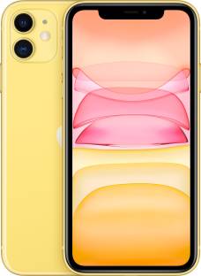 Add to Compare APPLE iPhone 11 (Yellow, 64 GB) 4.61,70,535 Ratings & 10,105 Reviews 64 GB ROM 15.49 cm (6.1 inch) Liquid Retina HD Display 12MP + 12MP | 12MP Front Camera A13 Bionic Chip Processor Brand Warranty of 1 Year ₹40,999 ₹43,900 6% off Free delivery Upto ₹17,500 Off on Exchange Bank Offer