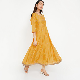 Melange yellow kurta Clearance
