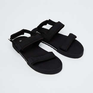 Lifestyle Men Black Sports Sandals
