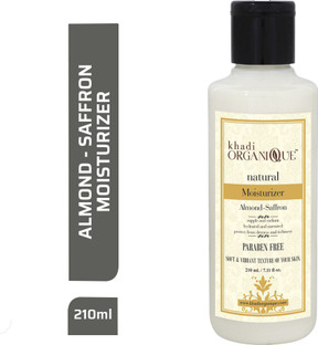 khadi almond and saffron moisturizer review