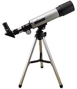 FengLS Children's Gift Telescope Getting Started Tripod Astronomical Telescope Hd High Power 90 Times for Kids Silver 