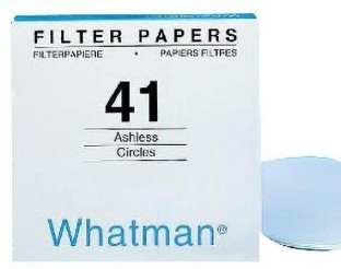 12.5cm Diameter Pack of 100 20 Micron Whatman 1441-125 Ashless Quantitative Filter Paper Grade 41 