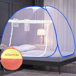 pamworld Polyester Adults Washable mosquito net foldable double bed Mosquito Net