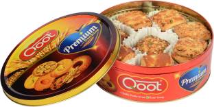 QOOT Premium Dry Fruit Cookies - Dryfruit Biscuits - Tea Time Snack - Tasty Delicious Cookies