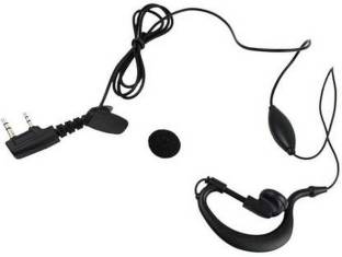 PICSTAR 2-pin K Type Earphone with Mic for Walkie Talkie (6 Piece) Wired Headset