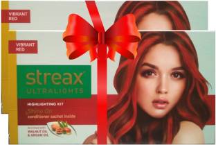 Streax Ultralights Hair Higlighting Kit Vibrant Red Color Reviews: Latest  Review of Streax Ultralights Hair Higlighting Kit Vibrant Red Color | Price  in India 