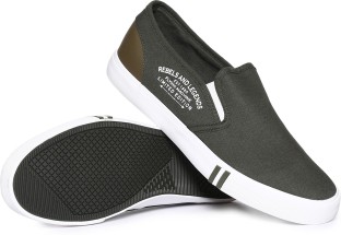 flying machine slip on sneakers