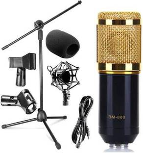 Zahuu Condenser Microphone Kit Podcast Mic With Boom Arm Microphone Stand Microphone Zahuu Flipkart Com